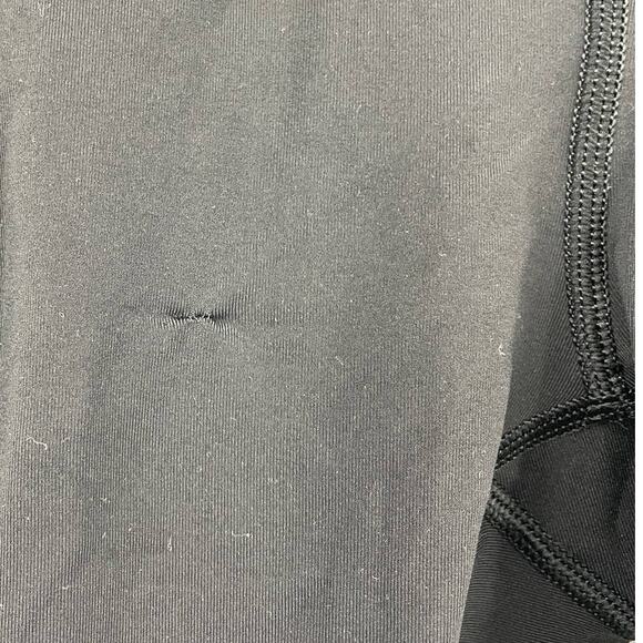 Lululemon Leggings Womens 4 Mind Over Miles Crop 17" Black Running Athletic - Picture 4 of 4